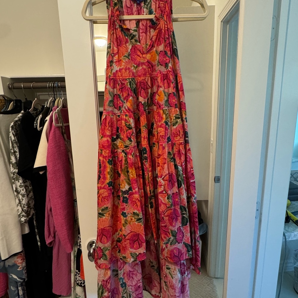 Floral High Low Dress